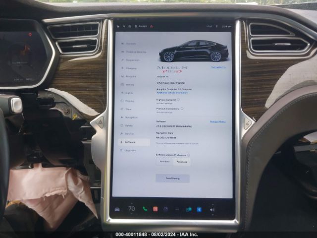 5YJSA1H29EFP62642 Tesla Model S P85d