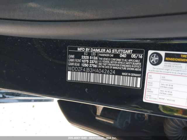 2017 MERCEDES-BENZ E 300 WDDZF4JB3HA042624 Photo 8