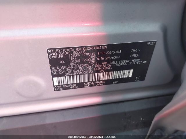 JTMAB3FV9MD055953 Toyota Rav4 Prime Se