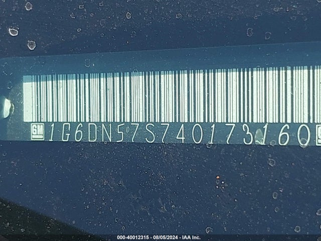 2004 CADILLAC CTS-V 1G6DN57S740173160 Photo 8