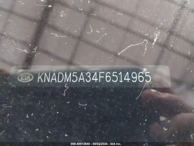 KNADM5A34F6514965 KIA RIO LX