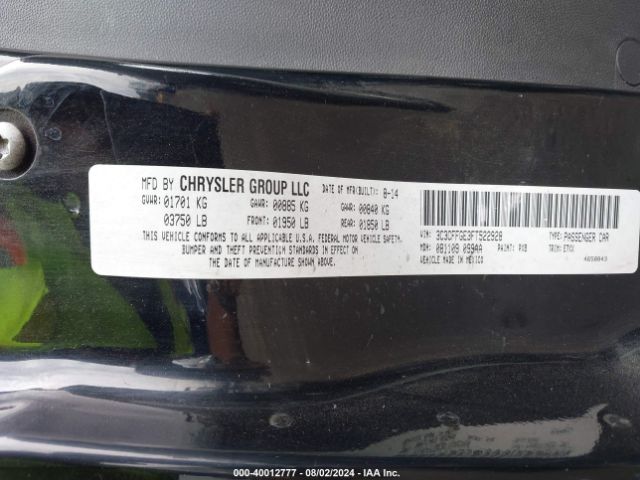 3C3CFFGE3FT522928 Fiat 500E BATTERY ELECTRIC