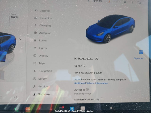 Tesla Model 3 Rear-wheel Drive 2023 5YJ3E1EA4PF567541 Image 7