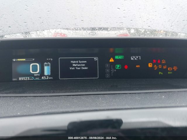 JTDL9RFU9L3015374 Toyota Prius Le Awd-e