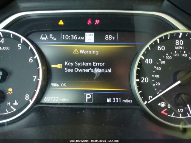 40012904 :رقم المزاد ، 5N1AZ2CJ5MC125411 vin ، 2021 Nissan Murano Sl Fwd مزاد بيع