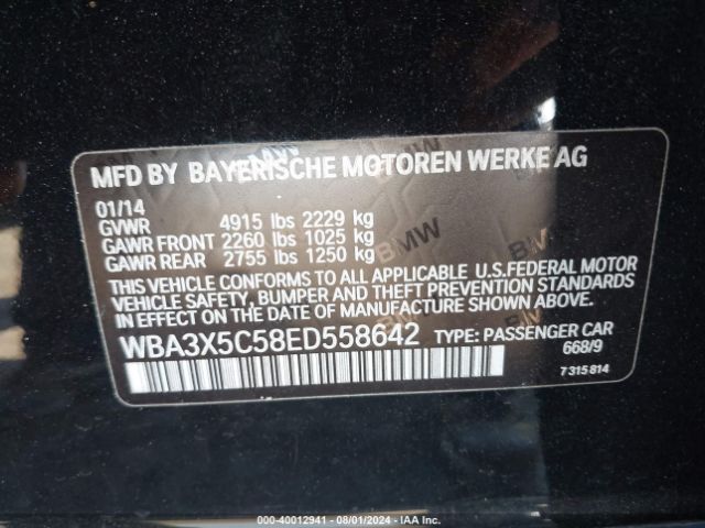 WBA3X5C58ED558642 BMW 328i Gran Turismo Xdrive