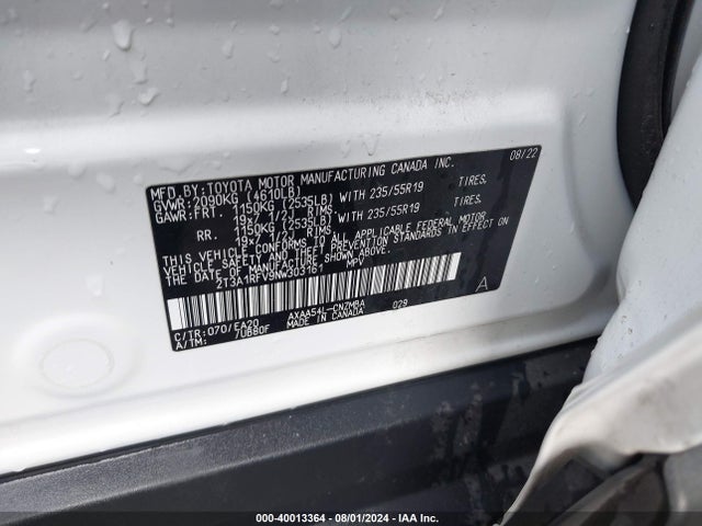 Toyota Rav4 Xle Premium 2022 2T3A1RFV9NW303161 Image 9
