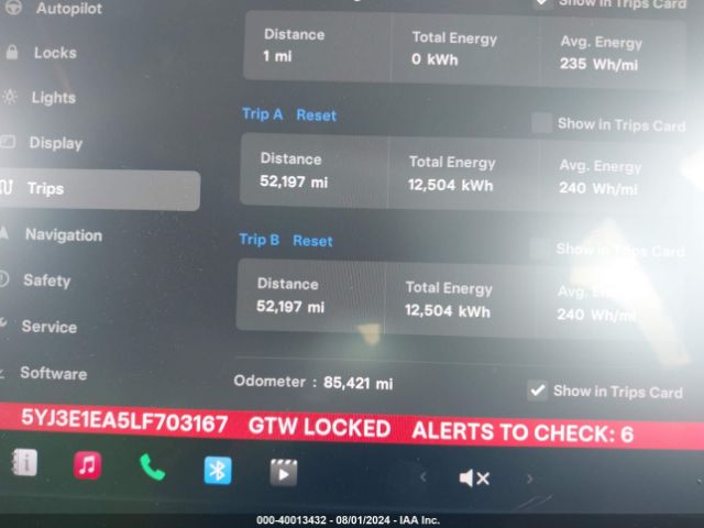 5YJ3E1EA5LF703167 Tesla Model 3 Standard Range Plus Rear-wheel Drive/standard Range Rear-wheel Drive