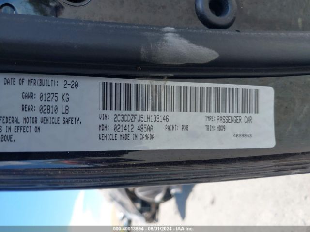 2C3CDZFJ5LH139146 Dodge Challenger R/t Scat Pack