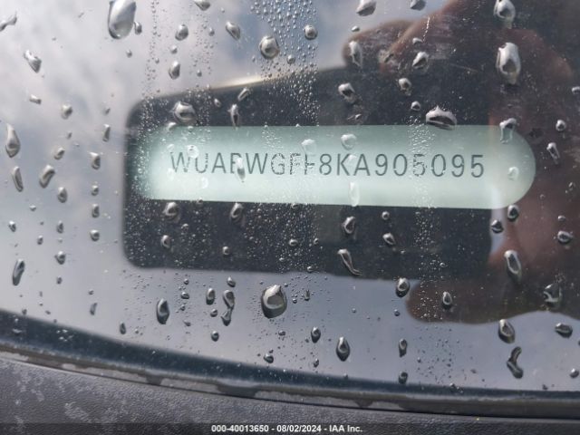 2019 AUDI RS 3 WUABWGFF8KA905095 Photo 8