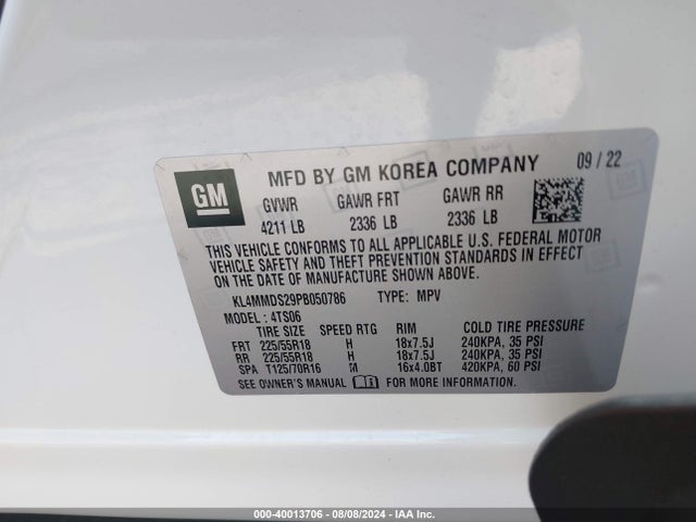 Buick Encore Gx Select Fwd 2023 KL4MMDS29PB050786 Image 9