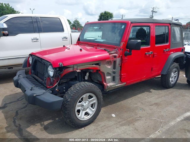 1C4BJWDG9HL537105 Jeep Wrangler Unlimited Sport 4x4