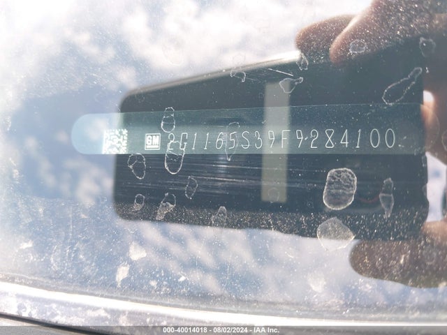 Chevrolet IMPALA 2LZ 2015 2G1165S39F9284100 Image 9