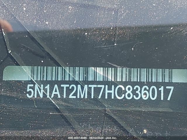 5N1AT2MT7HC836017 Nissan ROGUE SV