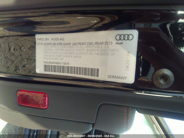 WAUENAF48KA110876 Audi A4 45 Premium