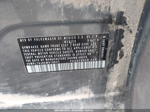 3VWPL7AJ6EM618527 Volkswagen Jetta Sportwagen 2.0l Tdi