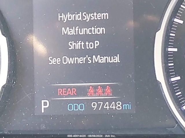 JTMRWRFV3KD029534 Toyota Rav4 Hybrid Xle