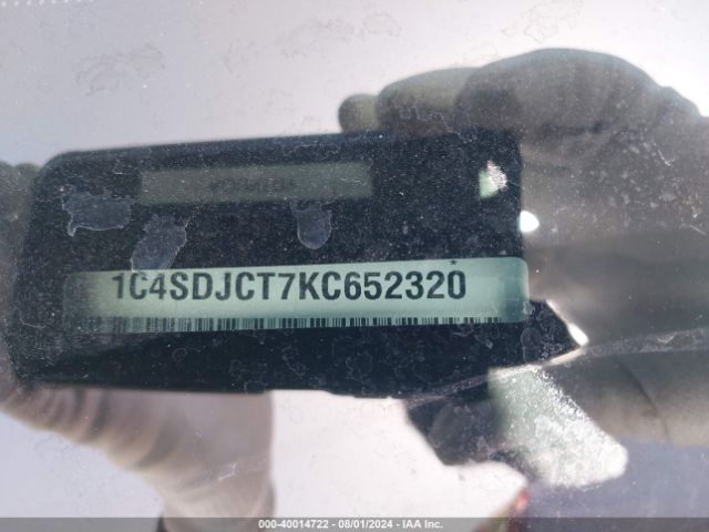 1C4SDJCT7KC652320 Dodge Durango R/t Awd