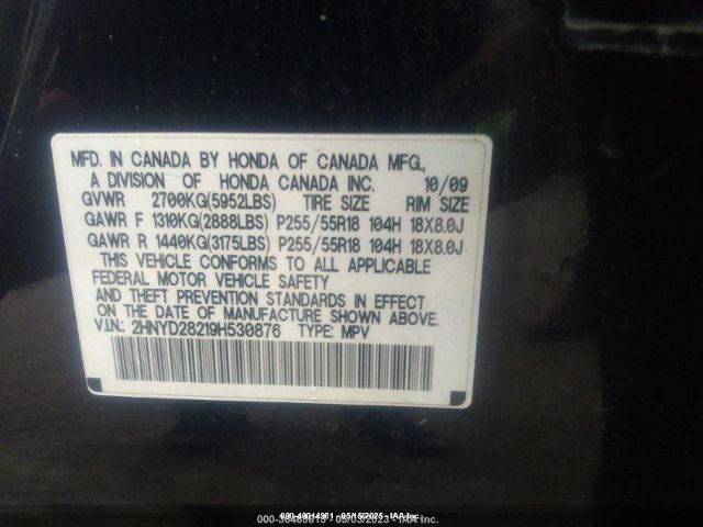 2009 ACURA MDX 2HNYD28219H530876 Photo 8