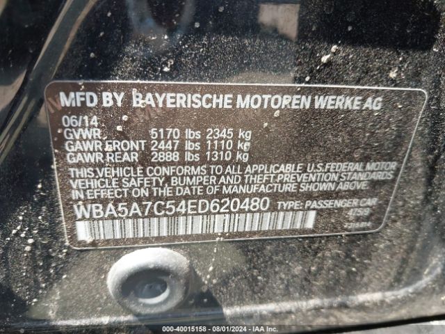 WBA5A7C54ED620480 BMW 528i Xdrive