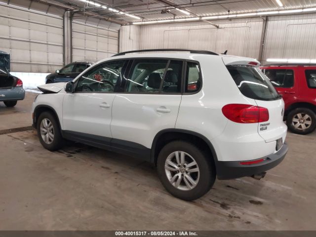 WVGBV7AX2GW537289 Volkswagen TIGUAN S