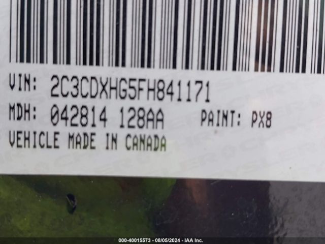 2C3CDXHG5FH841171 Dodge Charger Sxt
