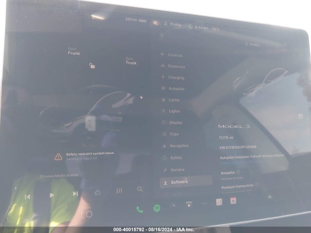 Tesla Model 3 Rear-wheel Drive 2023 5YJ3E1EA3PF420868 Image 7