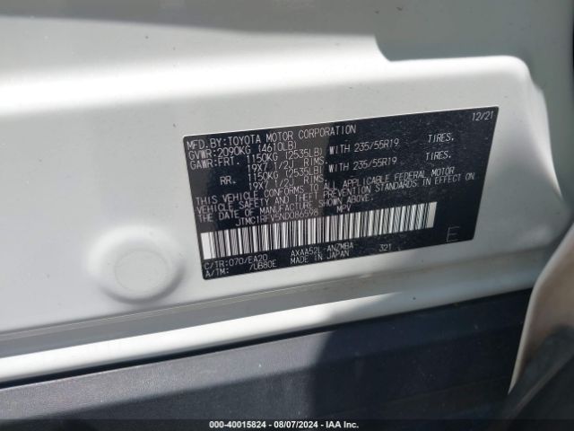 JTMC1RFV5ND086598 Toyota Rav4 Xle Premium