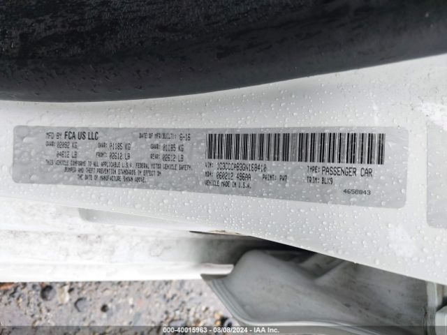 1C3CCCAB3GN188410 Chrysler 200 Limited Platinum