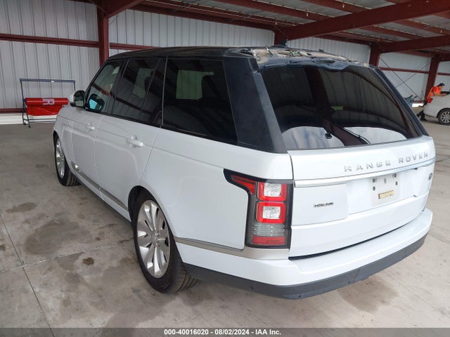 SALGS2KF3GA244325 Land Rover Range Rover 3.0l V6 Turbocharged Diesel Hse Td6