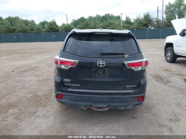 Toyota Highlander Xle V6 2014 5TDJKRFH0ES043760 Image 16