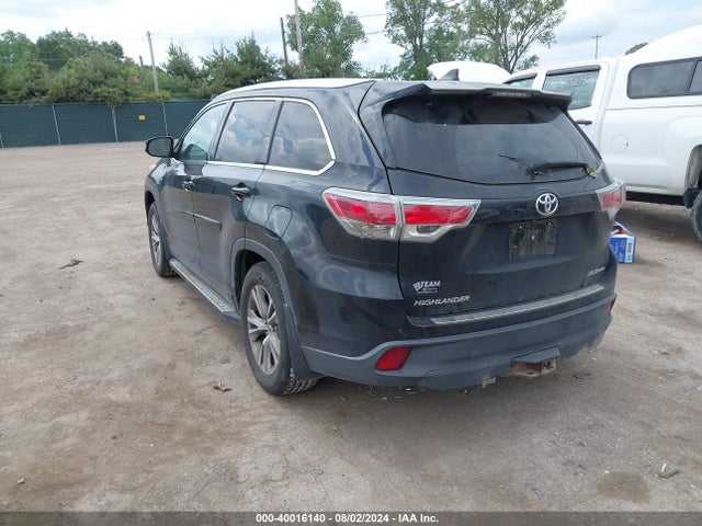 Toyota Highlander Xle V6 2014 5TDJKRFH0ES043760 Image 3