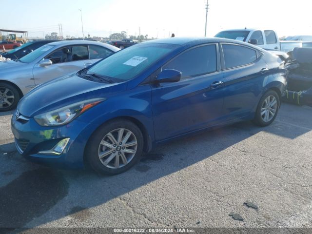 KMHDH4AE6GU601102 Hyundai ELANTRA SE
