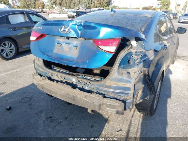 KMHDH4AE6GU601102 Hyundai ELANTRA SE