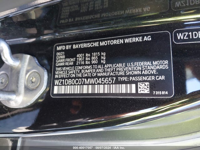 Toyota Gr Supra 3.0 Premium 2021 WZ1DB0C07MW045657 Image 9