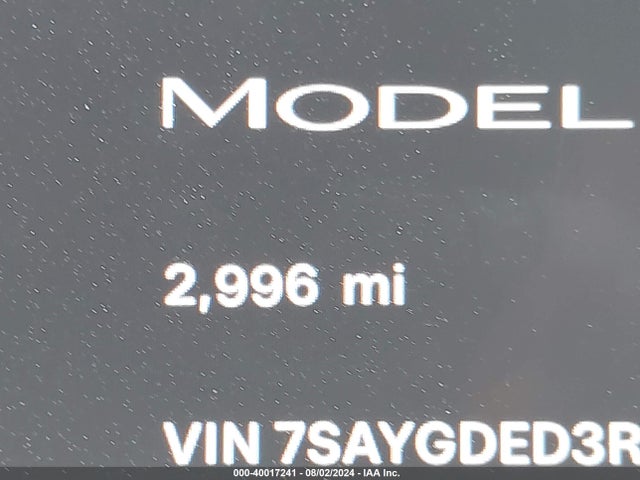 2024 TESLA MODEL Y 7SAYGDED3RF093258 Photo 6