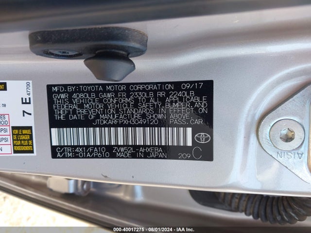 Toyota Prius Prime Advanced/plus/premium 2017 JTDKARFPXH3049120 Image 9