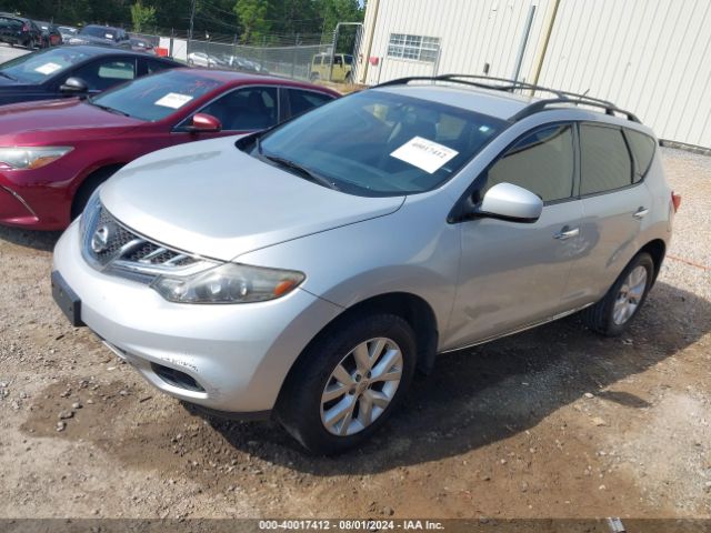 JN8AZ1MUXEW406258 Nissan MURANO SV