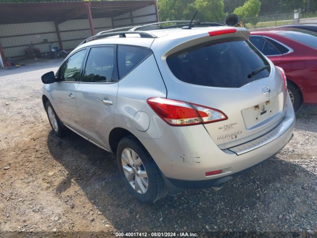 JN8AZ1MUXEW406258 Nissan MURANO SV