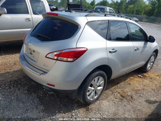 JN8AZ1MUXEW406258 Nissan MURANO SV