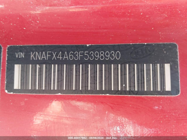 KIA FORTE LX 2015 KNAFX4A63F5398930 Image 9