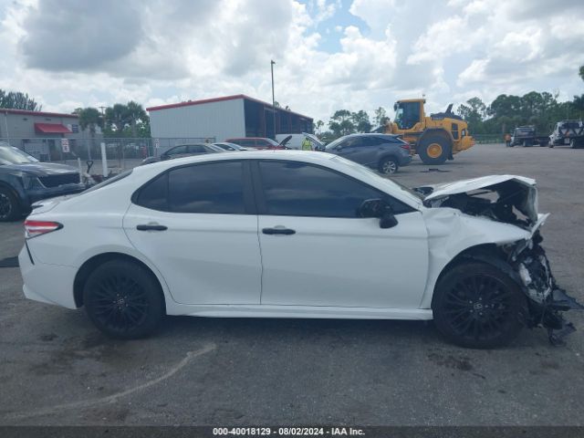 4T1G11AK8LU397600 Toyota Camry Se Nightshade Edition