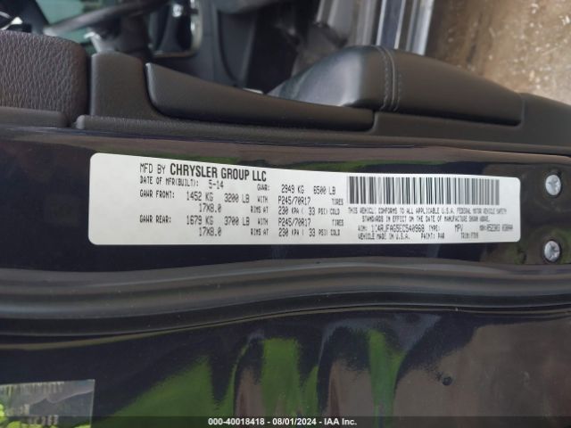 1C4RJFAG5EC540968 Jeep Grand Cherokee Laredo