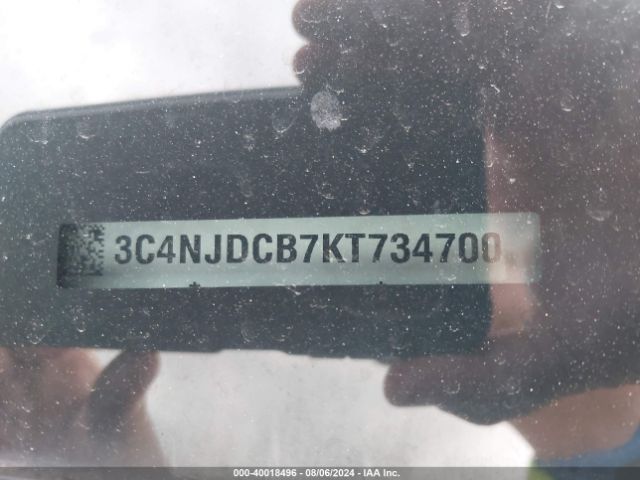 3C4NJDCB7KT734700 Jeep Compass Limited 4x4