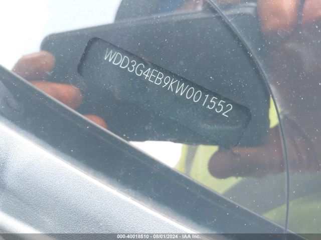 WDD3G4EB9KW001552 Mercedes-Benz A 220