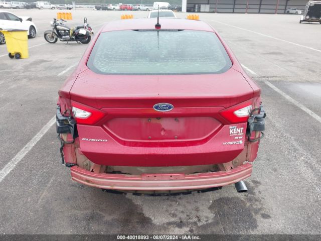 3FA6P0LUXGR353107 Ford Fusion Hybrid Se