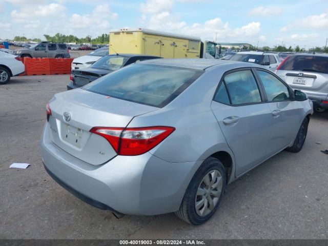 Toyota COROLLA LE 2014 5YFBURHE1EP010924 Image 4