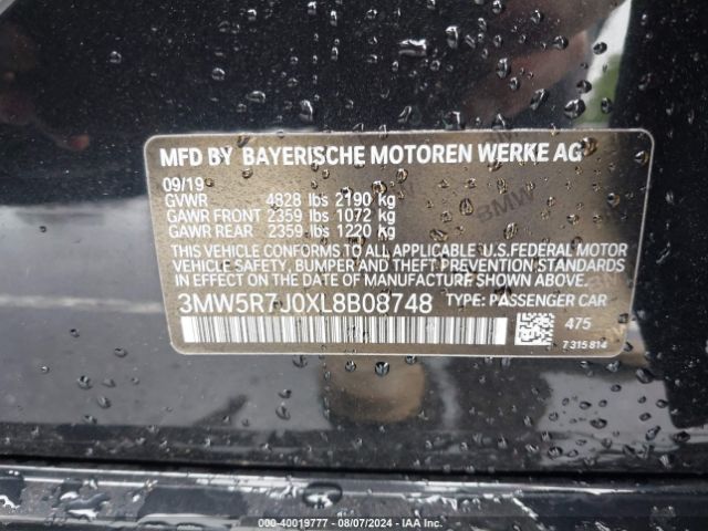 3MW5R7J0XL8B08748 BMW 330i Xdrive