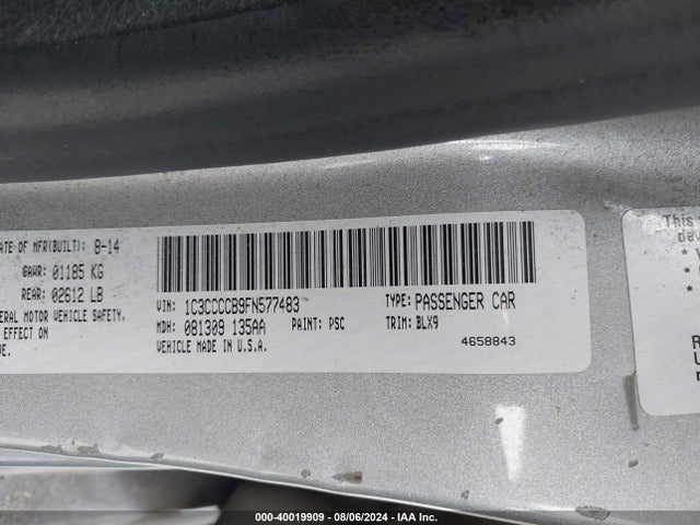 1C3CCCCB9FN577483 Chrysler 200 C