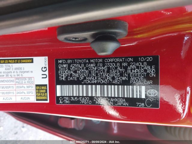 JTDKAMFP0M3174821 Toyota Prius Prime Limited